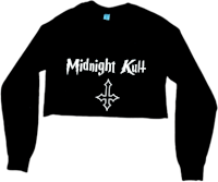 midnight kill cropped sweatshirt