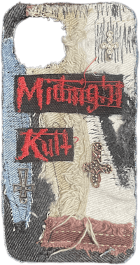 a phone case with the words midnight kilt on it